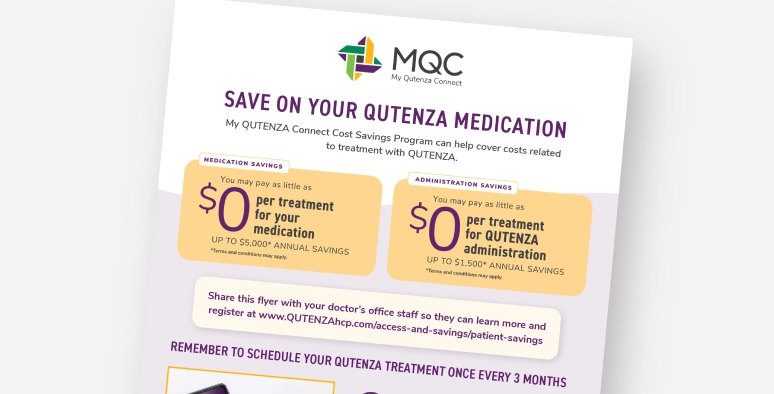 QUTENZA® (capsaicin) 8% topical system cost savings flyer
